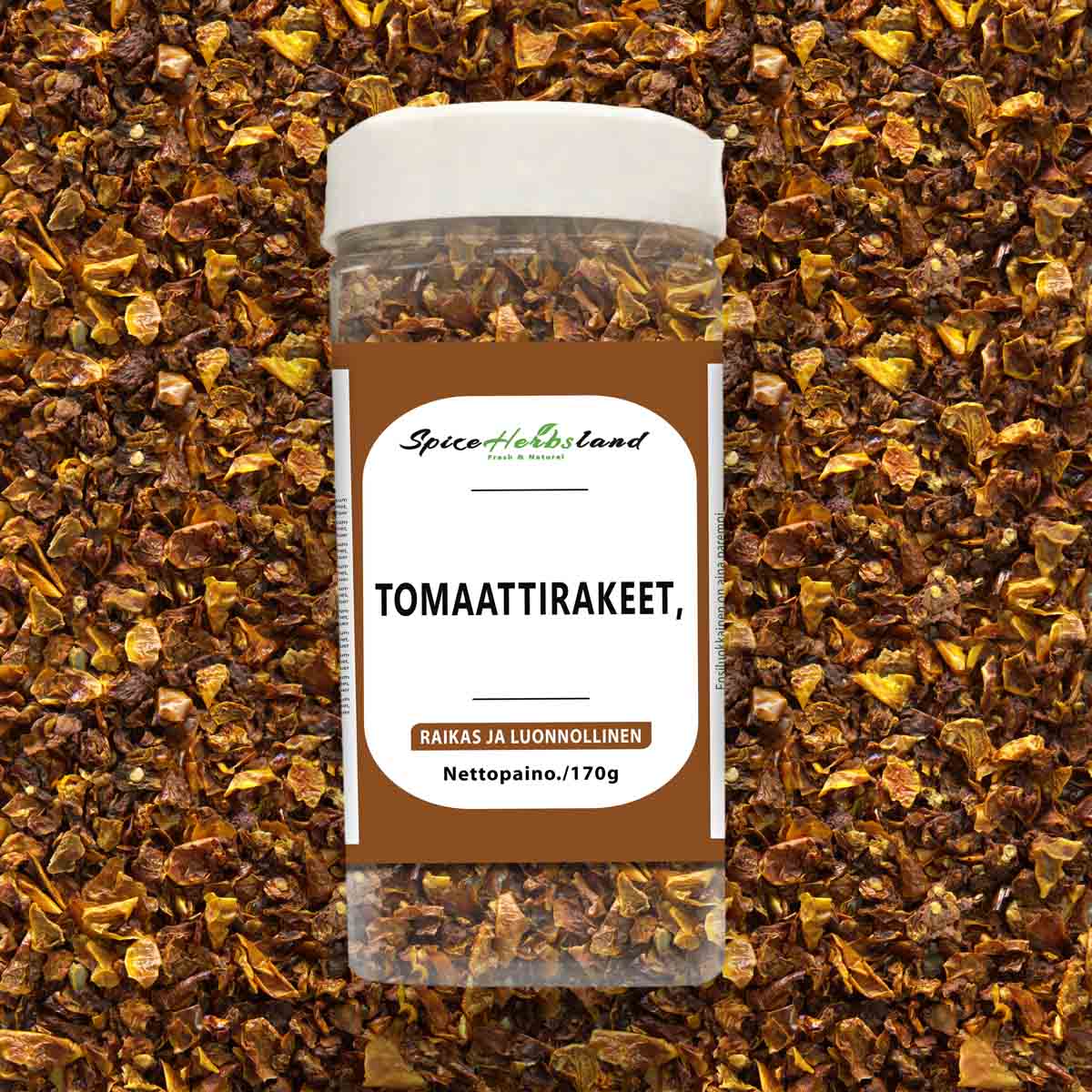 Tomato granules, 9*9 mm