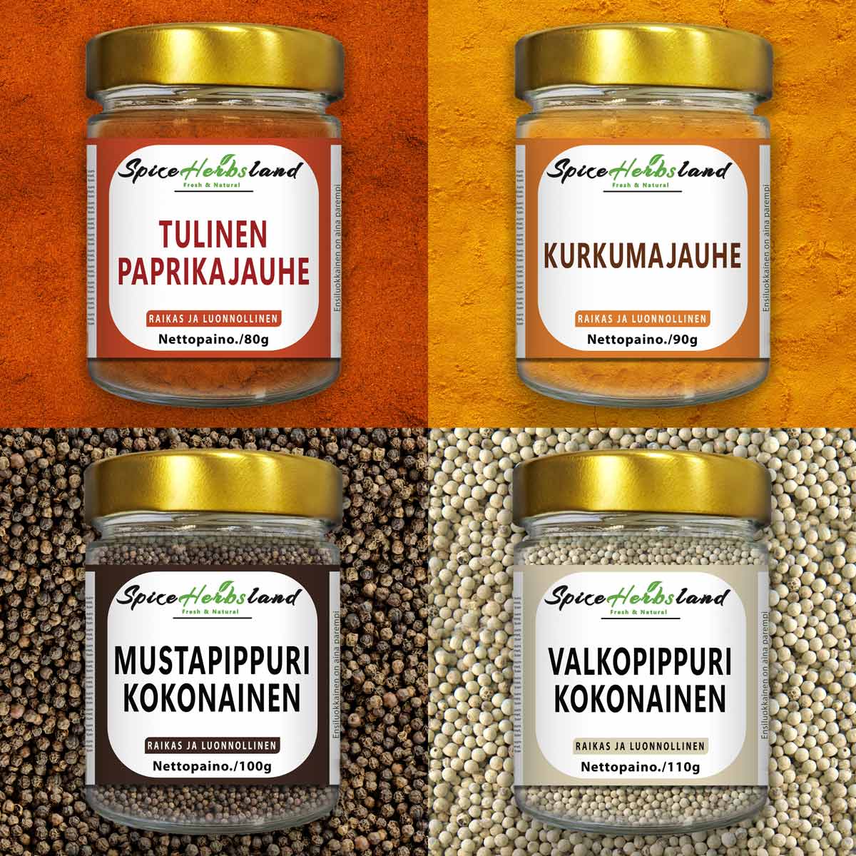 Kokin kokoelma – 4 kpl pakkaus