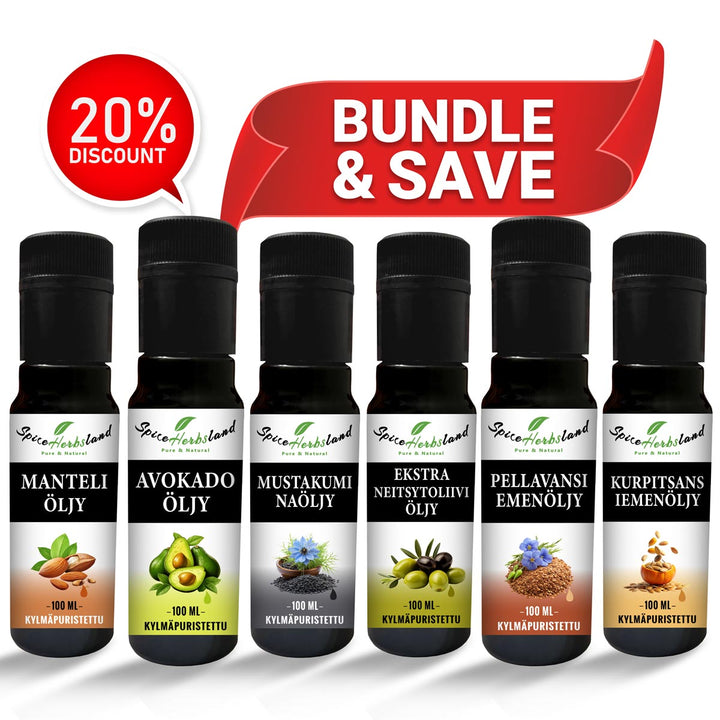 Terveelliseen elämään - 6 kappaleen pakkaus