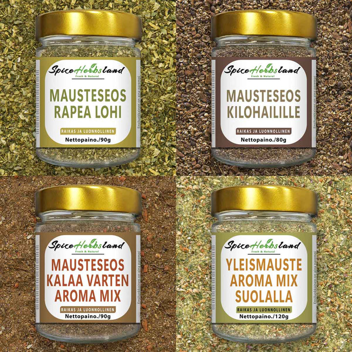 Kalakokoelma - 4 kappaleen pakkaus