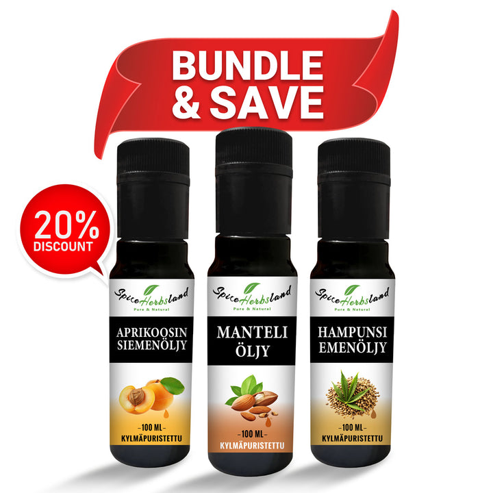 Ihon ravitsemukseen - 3 kappaleen pakkaus