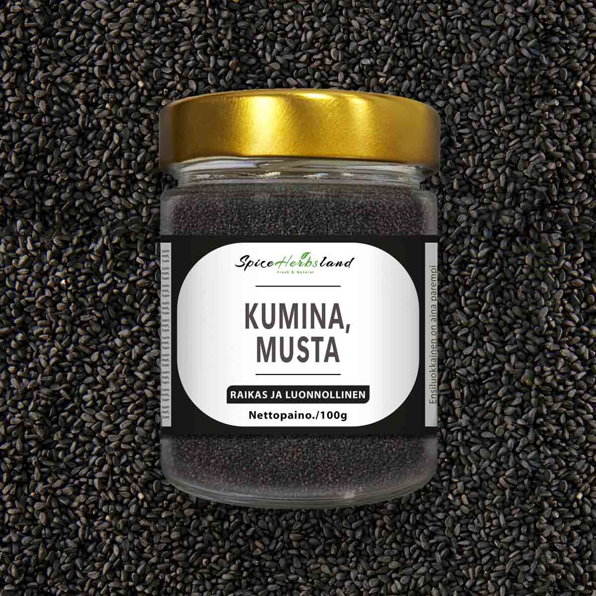 Kummin, svart