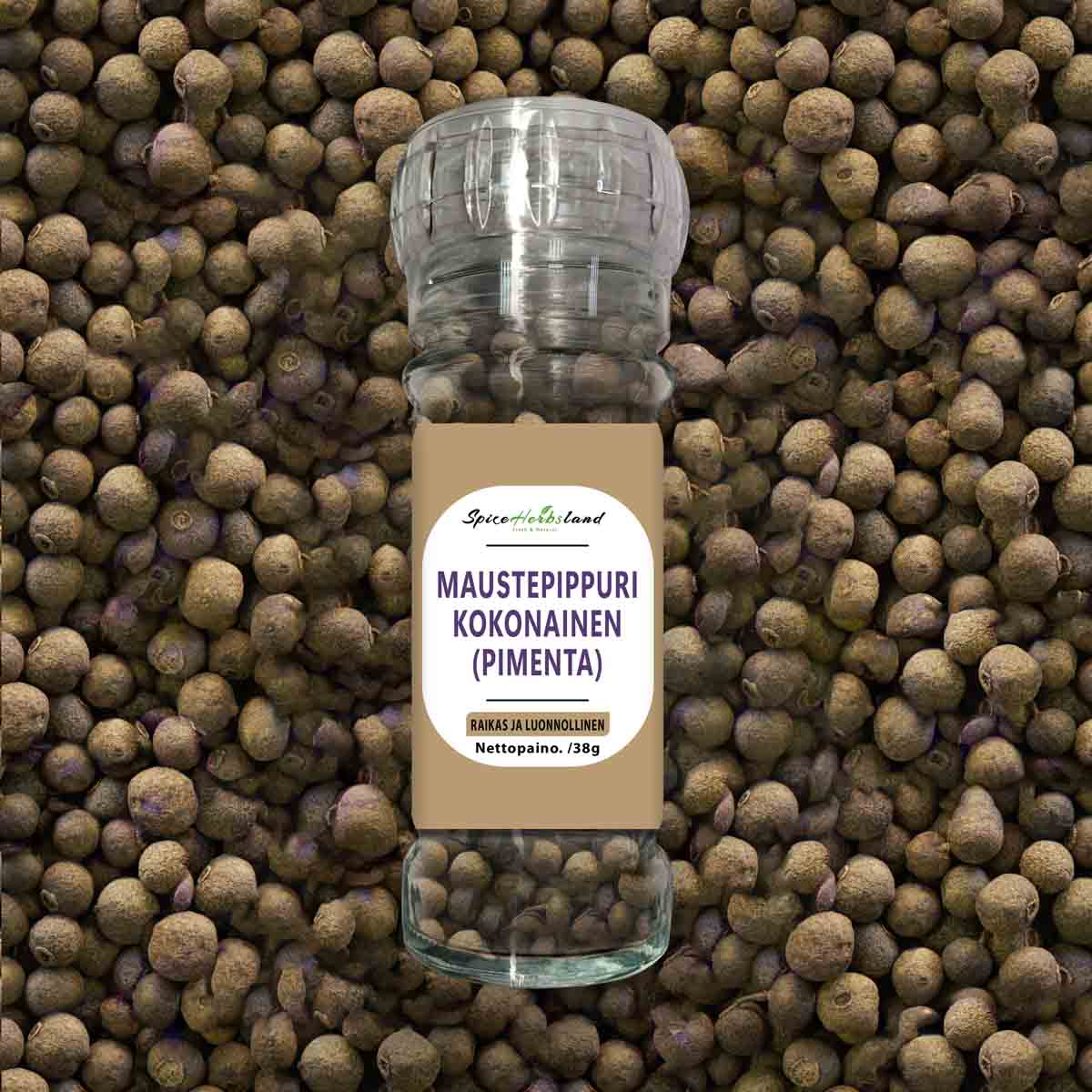 Maustepippuri, kokonainen (Pimenta)