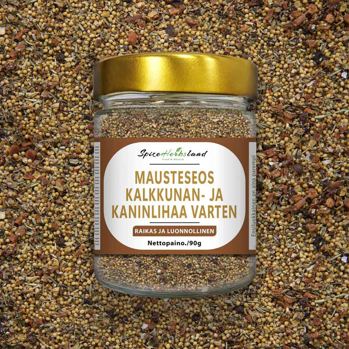 Mausteseos kalkkunan- ja kaninlihaa varten