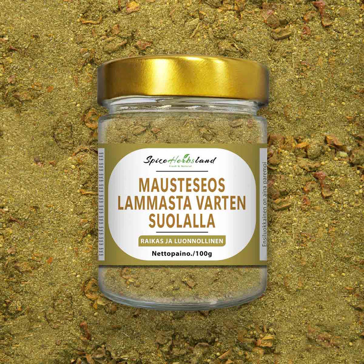 Mausteseos lammasta varten suolalla