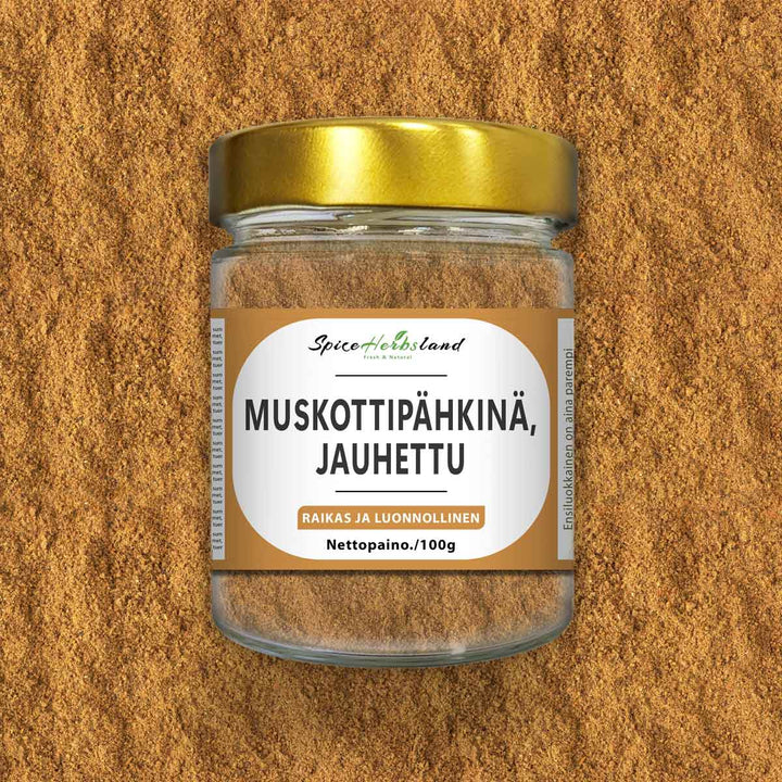 Muskottipähkinä, jauhettu