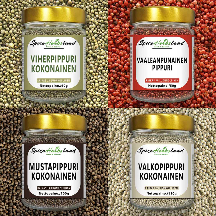 Pippurikokoelma - 4 kappaleen pakkaus