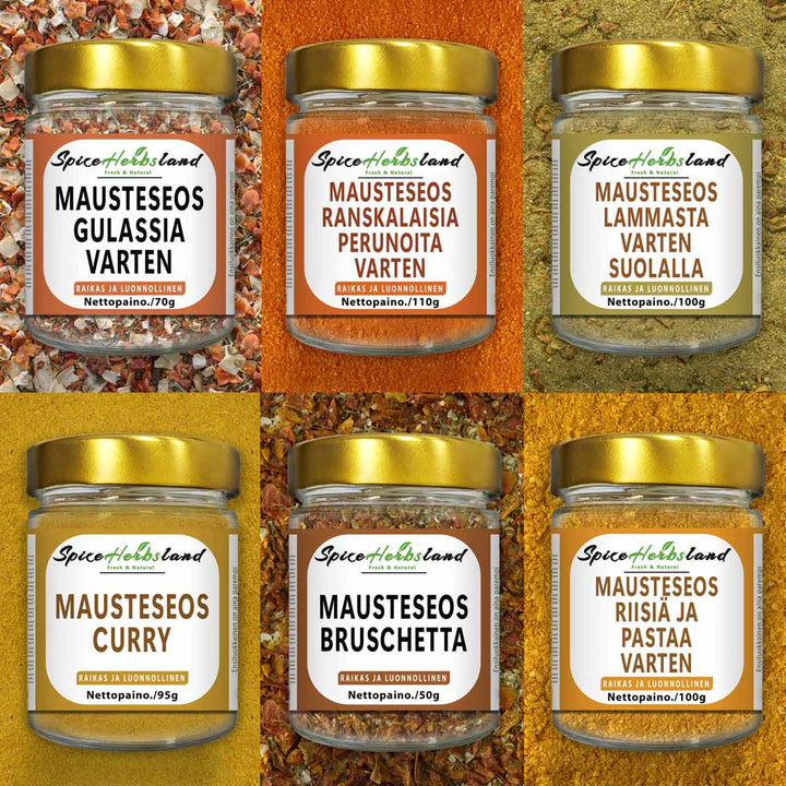 Mausteseoskokoelma - 6 kappaleen pakkaus