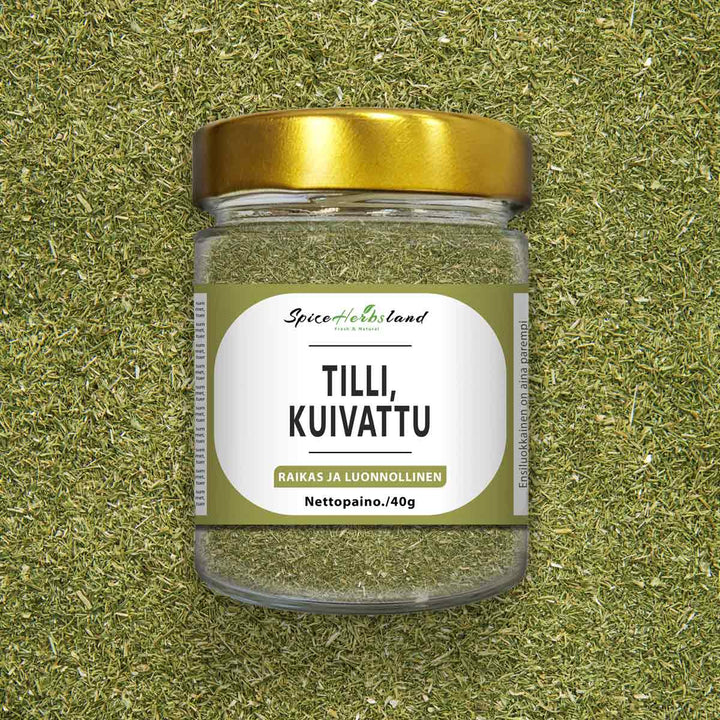 Tilli, kuivattu