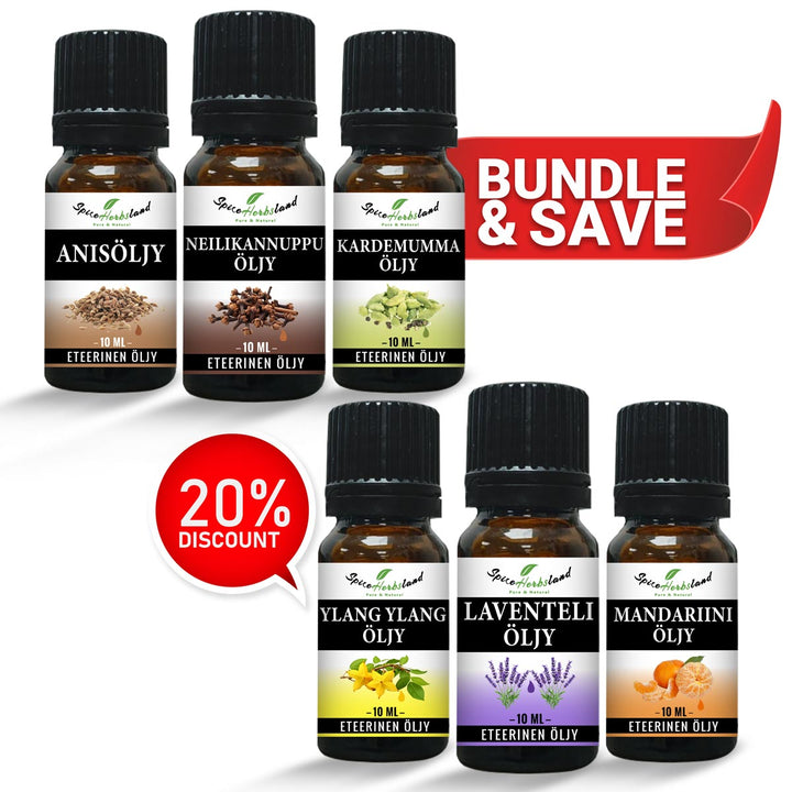 Lepo ja rentoutuminen - 6 kappaleen pakkaus