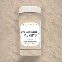 Valkopippuri, jauhettu