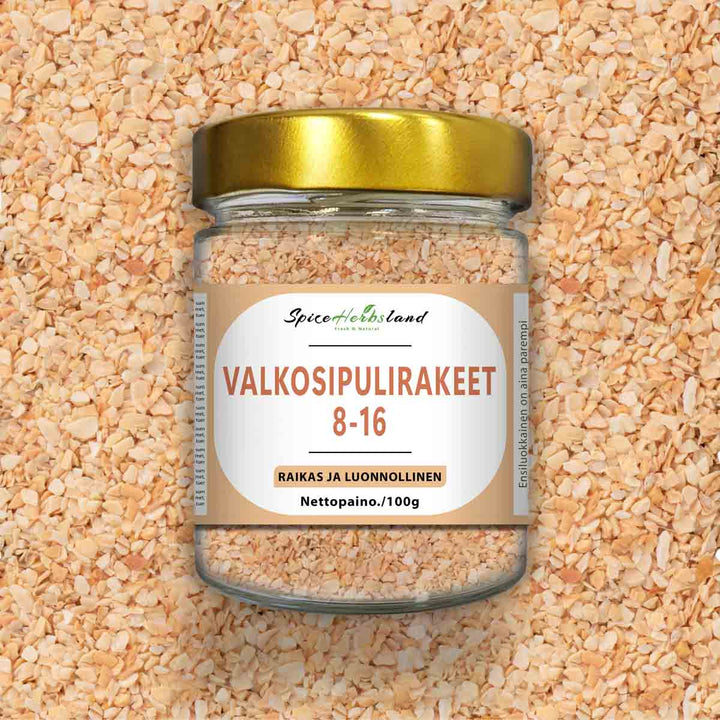 Valkosipulirakeet (8-16 mm)