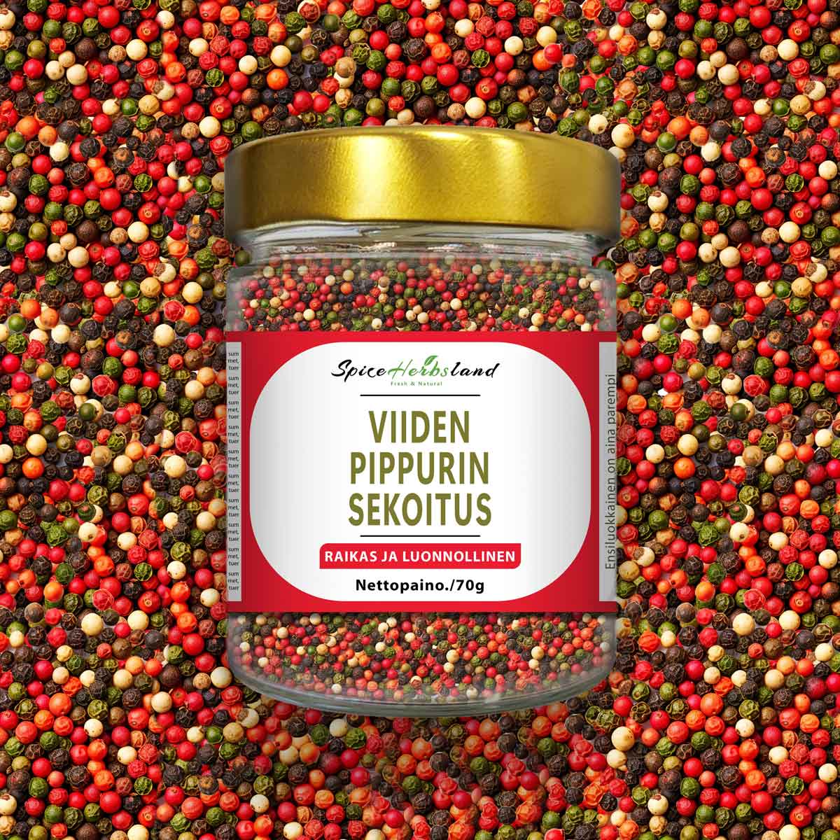 Viiden pippurin sekoitus