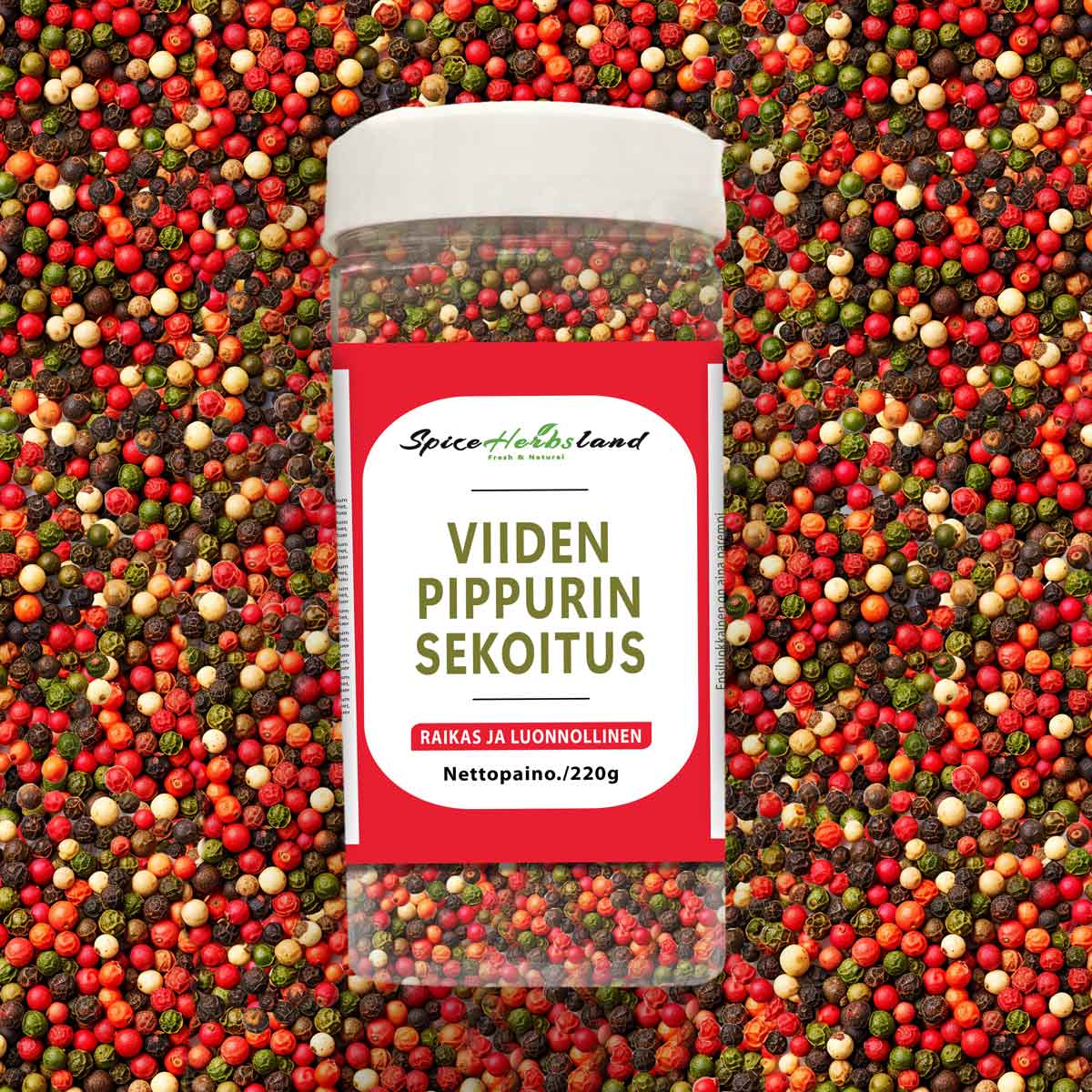 Viiden pippurin sekoitus